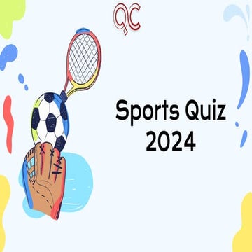 Sports Quiz - 28 December 2024, Quiz Club NITW