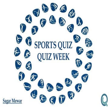 Sports Quiz Finals - IIT Guwahati