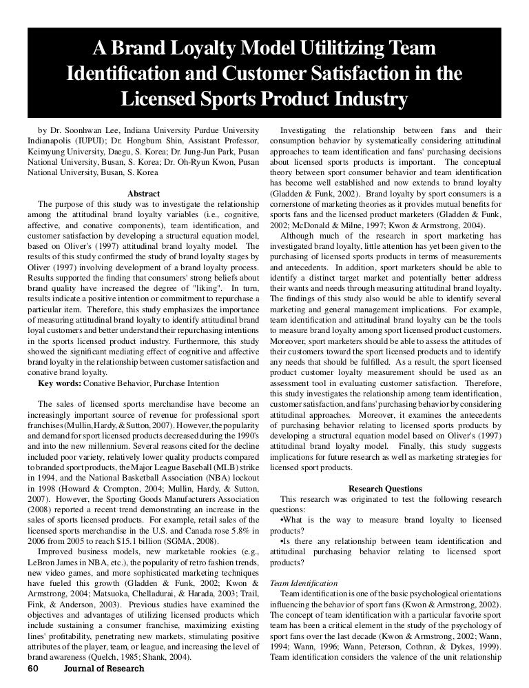 Sports research