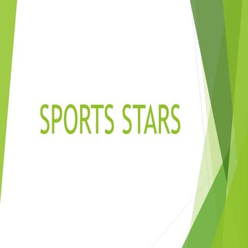 Sports stars