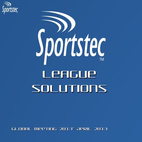 Sportstec NBA stats solution | PPT