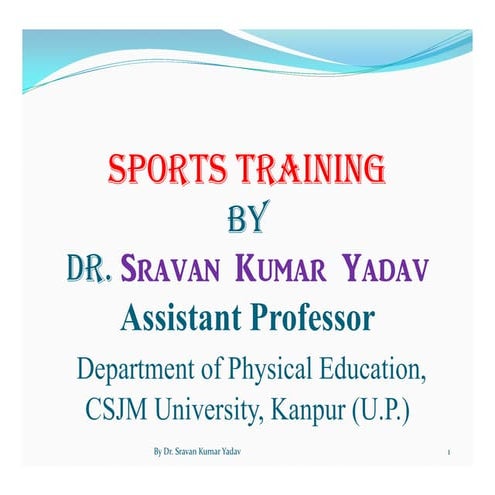 Sports training pdf