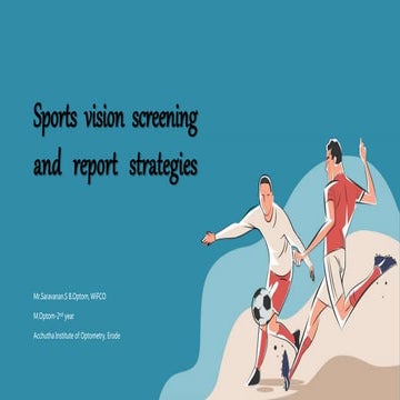 Sports vision strategies