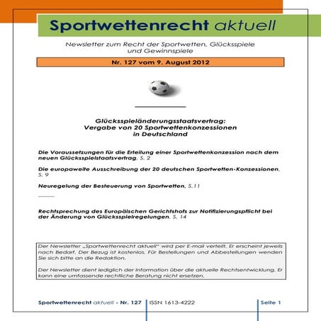 Sportwettenrecht127