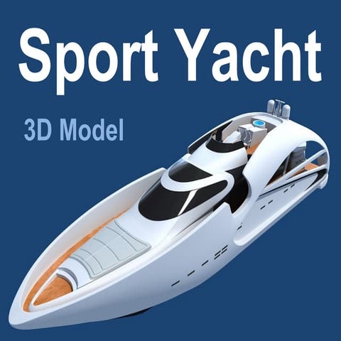Sport Yacht 3D Model