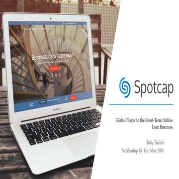 SRH Hochschule presenting at TechStartupJobs Fair Berlin Spring 2015 | PDF