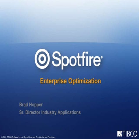 TIBCO Spotfire deck