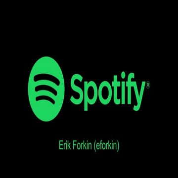 Spotify Company Presentation