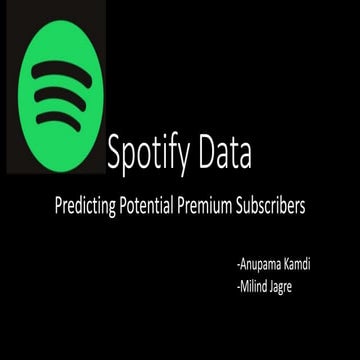 Spotify Stream Prediction using Regression Models | PDF