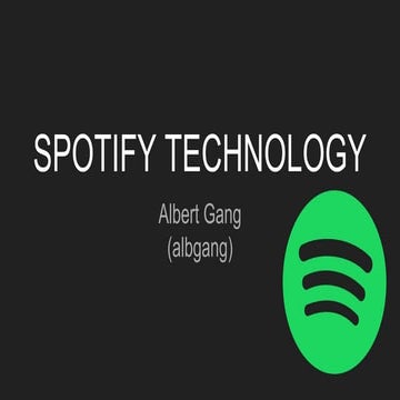 Albert Gang Spotify