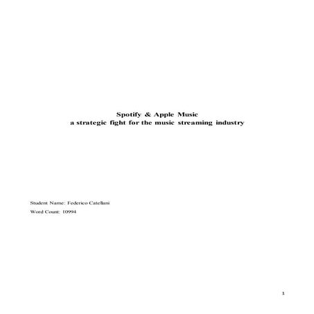 Spotify vs Apple Music: a strategic fight for the music streaming industry