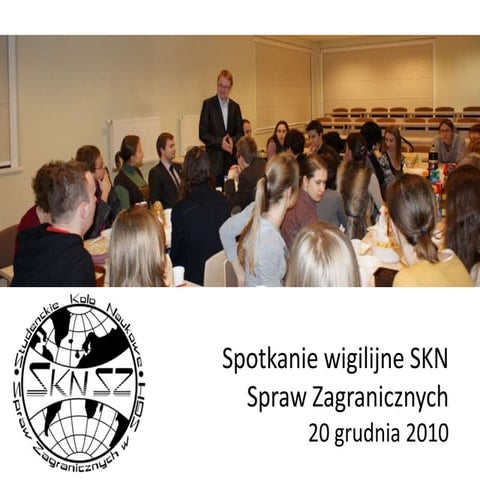 Spotkanie wigilijne skn