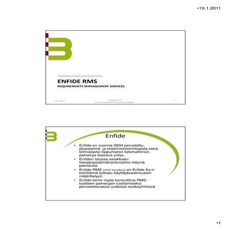 TSOY Spotlight 2011 Helmikuu - Enfide