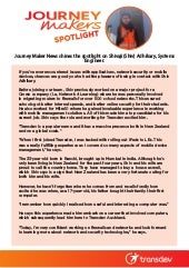 Journey Maker Spotlight Covering My Career Profile Pdf Journey Maker Spotlight Covering My Career Profile Pdf