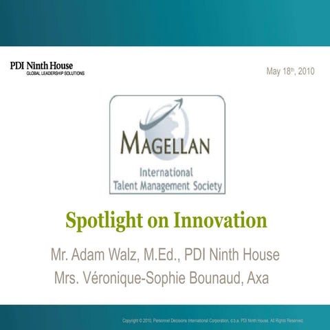 Spotlight on Innovation