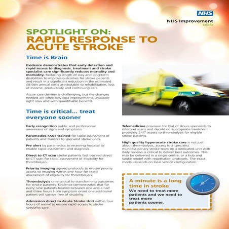 Spotlight on rapid response to acute stroke