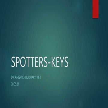 KEYS OF RADIOLOGY SPOTTERS GIT