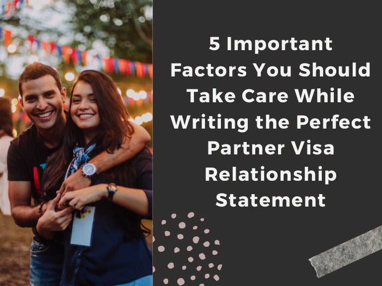 Writing The Perfect Partner Visa Relationship Statement Spouse Visa Images, Photos, Reviews