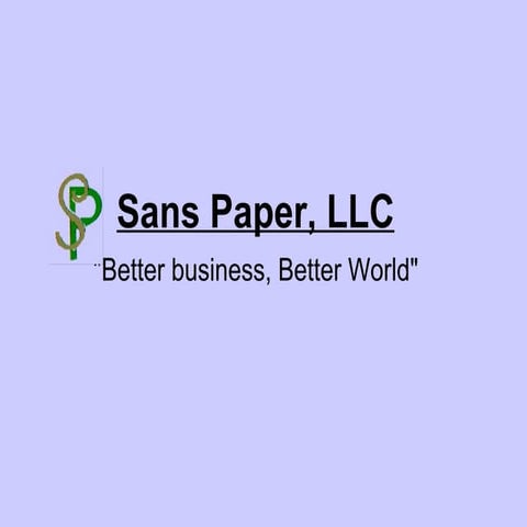 Sans Paper Highlights