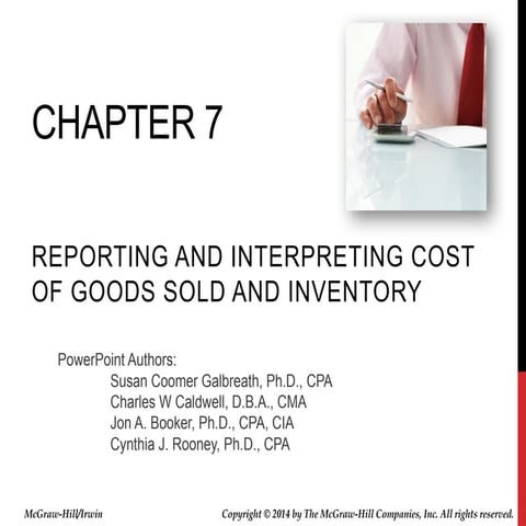 cost of goods sold and inventory remaining reporting and interpretting.pptx
