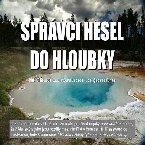 Password manažeři detailněji – 1Password, LastPass, 2FA, sdílení
