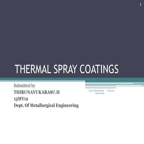 Spray coating