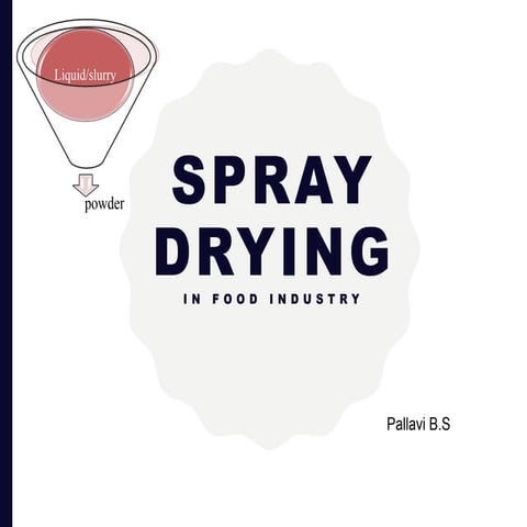 Spray drying pdf In food industry. 
