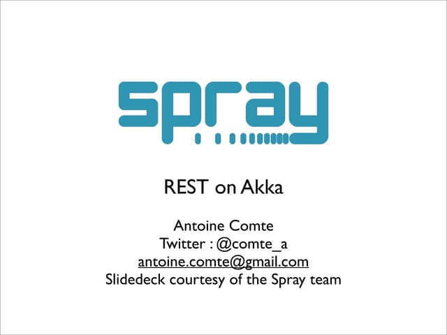Spray human talks