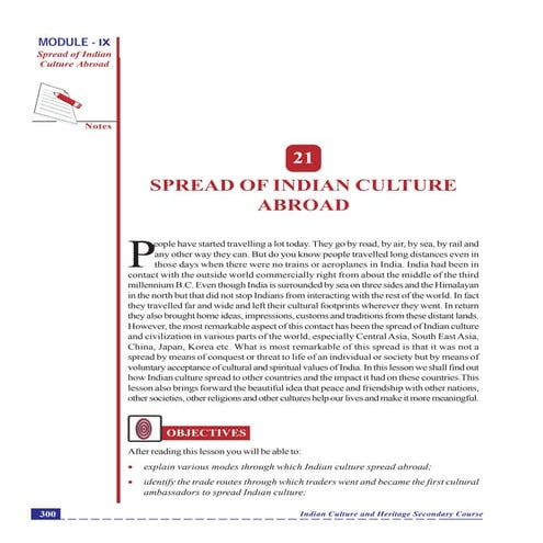 Spread of indian culture abroad