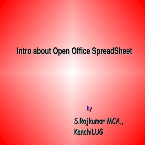 OpenOffice Spreadsheet | PDF