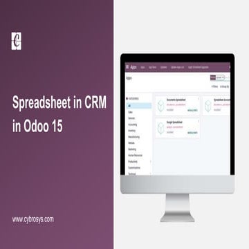 Odoo 15 Spreadsheet in CRM - How It's a Beneficial Tool
