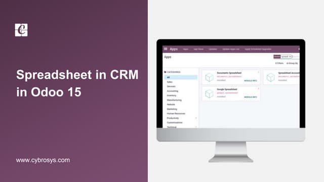 Odoo 15 Spreadsheet in CRM - How It's a Beneficial Tool