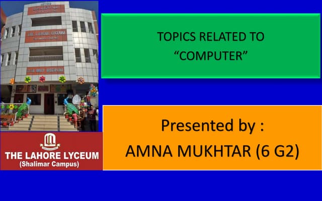 Spread sheet Ppt Amna Mukhtar 6G2 (Revised).pptx
