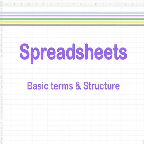 Basic Terms and Structure 