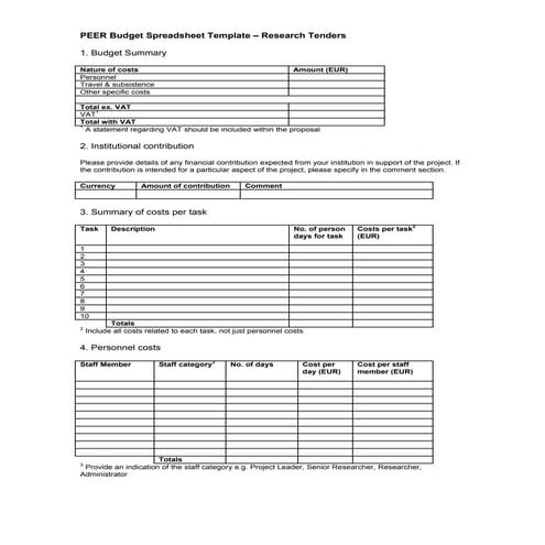 Spreadsheet+Template | PDF