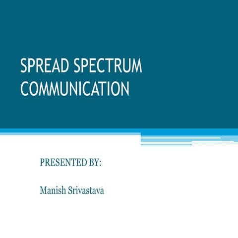 Spread spectrum