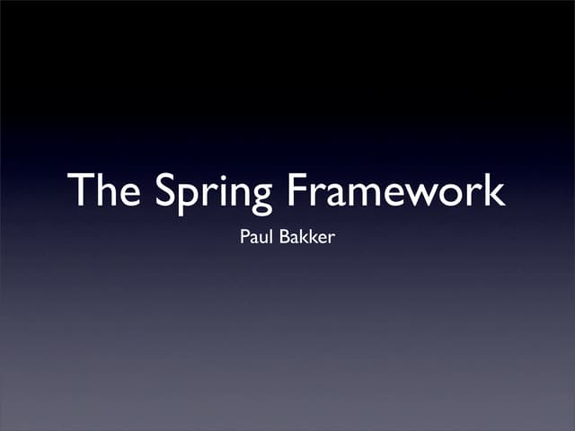 Spring 2.5
