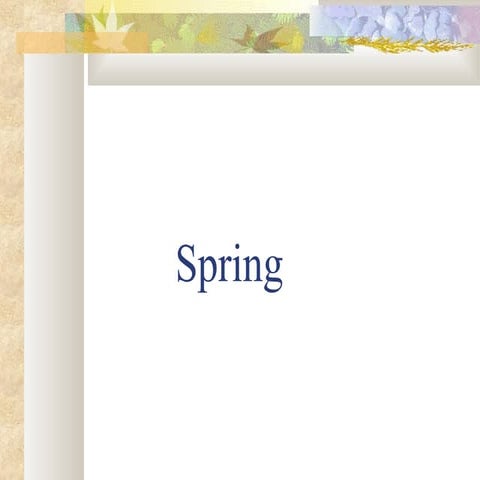 Spring | PPT