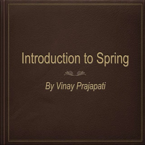 Spring core | PPTX
