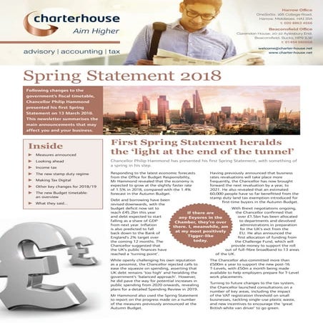 Spring statement-2018