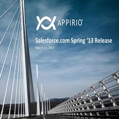 Salesforce Spring '13 Highlights