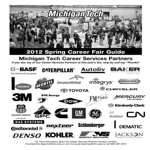 Spring 2012 Career Fair Guidebook