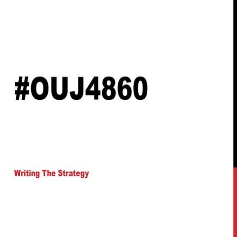 Spring 2015 4860 Writing Strategy