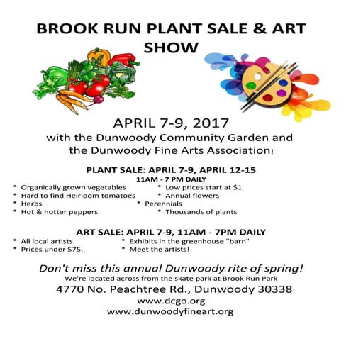 Spring Plant Sale 2017