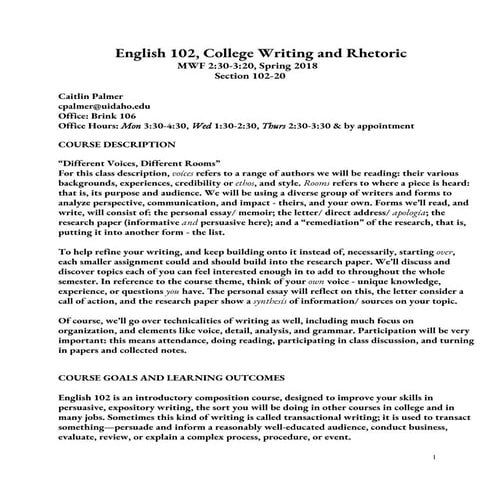 Spring 2018 102 syllabus