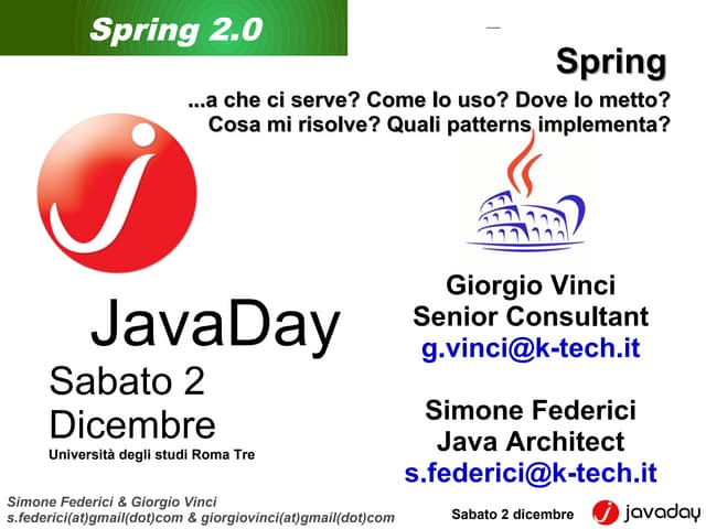 Spring20 Javaday