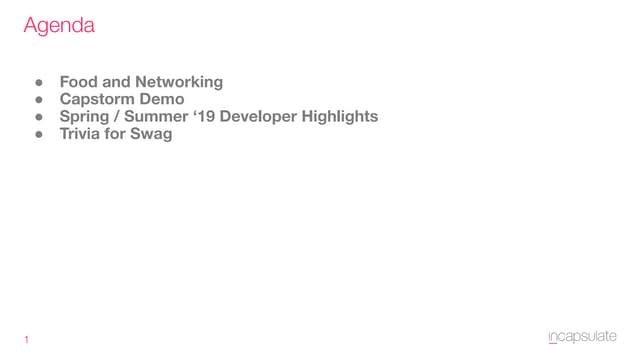 Spring and Summer '19 Development Feature Highlights