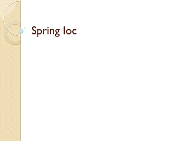 Spring bean mod02
