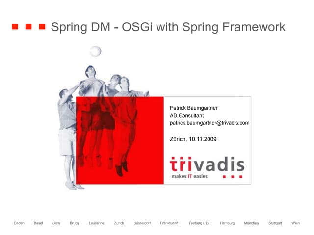 OSGi with the Spring Framework