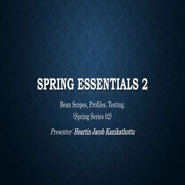 Spring essentials 2 Spring Series 02)